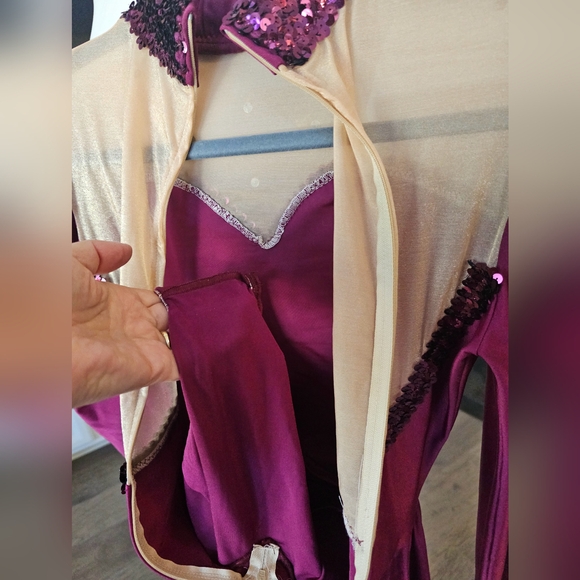 New Creation International Texas skating cristals  ice dance dress M - Picture 11 of 16